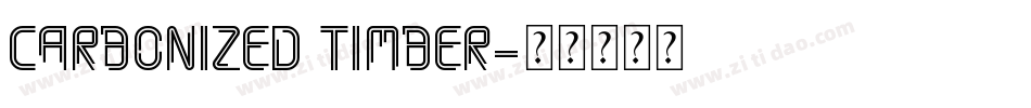 Carbonized Timber字体转换